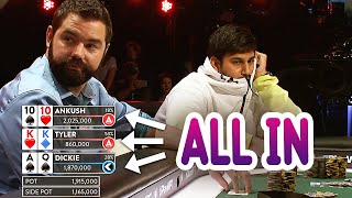 THREE-WAY ALL IN AT $5,126,400 FINAL TABLE
