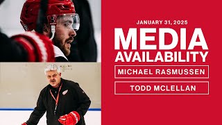 Michael Rasmussen \u0026 Todd McLellan Practice Media | Jan. 31, 2025