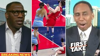 FIRST TAKE Jealousy is for real'- Stephen  rips WNBA upgrades foul on Caitlin Clark by Chennedy WNBA