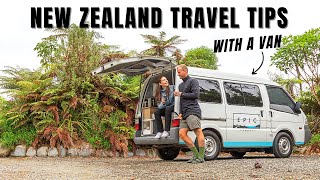 Our TOP 14 TIPS for Camper Van Travel in New Zealand | Freedom Camping, Toilets, Romance and more