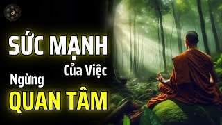 CON NGƯỜI MUỐN SỐNG TỐT PHẢI HỌC CÁCH NGỪNG QUAN TÂM | THUẬT CỔ NHÂN