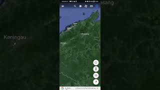 Maunt kinabalu on Google earth