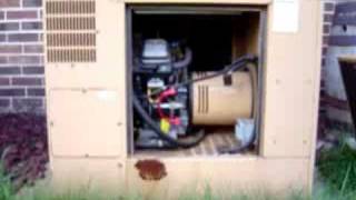 Winco standby generator test