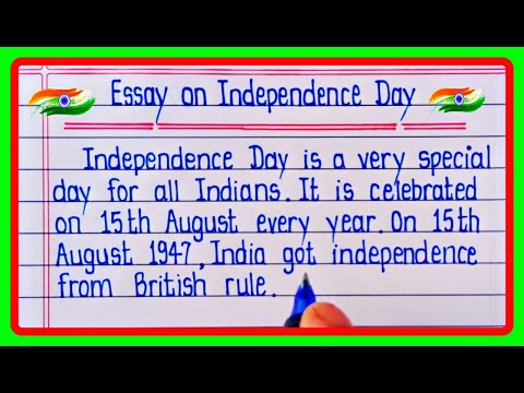 Essay on Independence Day Independence Day Essay In English writing