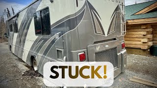 We Got STUCK Moving Our RV & Cabinets Are Going IN | Alaska Homestead