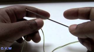 Tat Tat Tatting Part 1/3 ( BEGINNER NEEDLE TATTING)