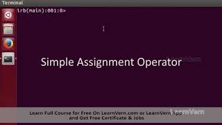 Ruby Assignment Operator Example