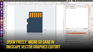 How To Create Micro SD Card Icon on Inkscape Vector Graphics Editor