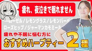 【ローゼルetc...】疲れ、不眠におすすめのハーブティーを紹介します！【ローゼル/レモングラス/ローズヒップ】