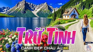 Nhạc Trữ Tình 6 Giờ Tối Mở Nhanh Tay Ngắm Cảnh Đẹp Phố Phường Châu Âu 4K - Nhạc Trữ Tình Châu Âu 4K