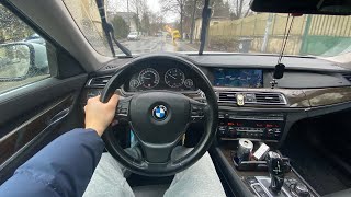 BMW 730D F01 2009 Driving City POV