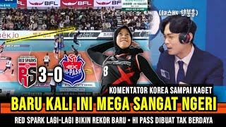 KOMENTATOR KOREA SAMPAI KAGET ~ Baru kali ini Mega sangat ngeri ~ Red Spark ukir sejarah Baru