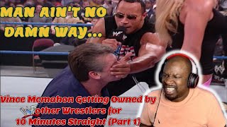 {KAOS REACTS TO} Vince Mcmahon Getting Owned by other Wrestlers for 10 Minutes Straight (Part 1)