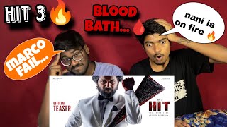 HIT 3 Official Teaser Reaction | Natural Star Nani is Back with a BANG 🔥 Must-Watch #trending #hit3