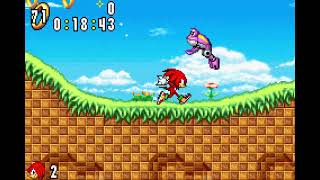 [TAS] GBA Sonic Advance "Knuckles, no Ultraspindash" by GoddessMaria in 13:13.34