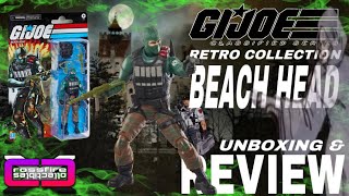 cXc G.I. Joe Classified series Retro Collection BEACH HEAD figure Unboxing • Comparison and Review