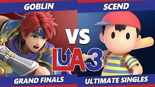 LEVELUP Arena 3 GRAND FINALS - Goblin (Roy) Vs. Scend (Ness) SSBU Ultimate Tournament