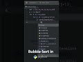 Bubble Sort in Python – Step-by-Step Explanation #python  #bubblesort (Python for beginners)
