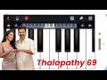 Thalapathy 69 Bgm | Easy Piano Tutorial | Thalapathy Vijay | Anirudh