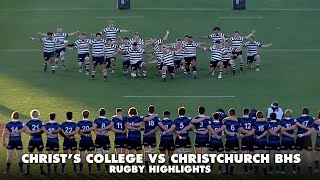 One of the fiercest rivals in New Zealand | Christ's College v Christchurch BHS | 1st XV Highlights