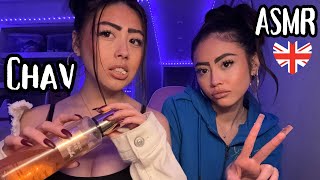 ASMR British CHAVS Roleplay - lots of personal attention!! \u0026 tingles 🇬🇧💅(lots of chewing gum)