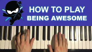 Ninja Kidz - Being Awesome! (Piano Tutorial Lesson)