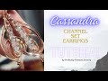 Cassandra Channel Setting, Gemstone Earrings Tutorial FREE thru 7.31.2024!