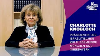 Charlotte Knobloch, Präsidentin der IKg München u. Oberbayern | 20 Jahre Jüdisches Museum Berlin