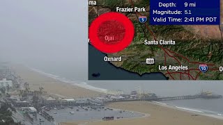 Santa Monica Pier during 5.1-magnitude earthquake