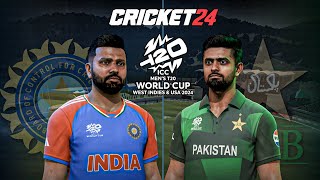 India vs Pakistan in New York - T20 World Cup 2024 की शुरुआत - Cricket 24 #1