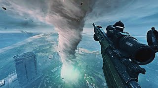 Sniping inside a TORNADO in Battlefield 2042