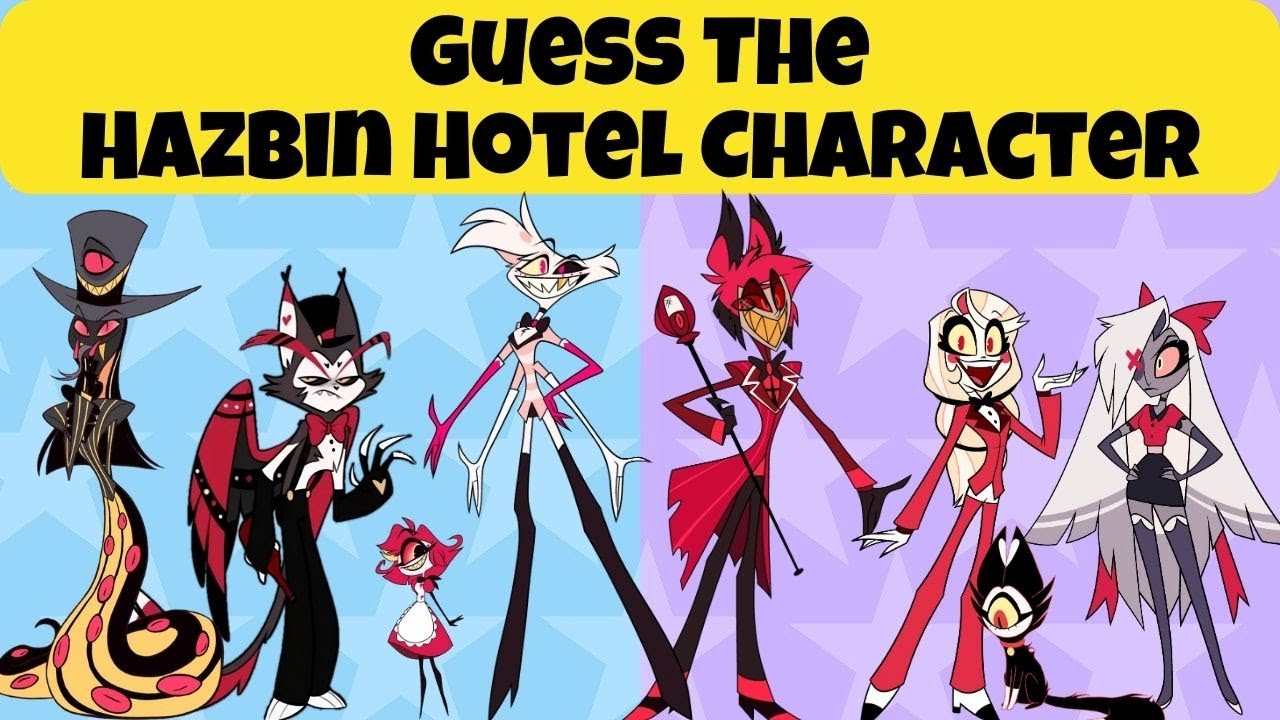 🔮Guess The Hazbin Hotel Character 😈 Trivia Quiz Challenge - YouTube