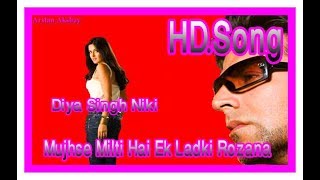 Mujh Se Milti Hai Ek Larki Rozana -.-Romantic, Love | Song , HD, 1080p | Movie | Hera Pheri
