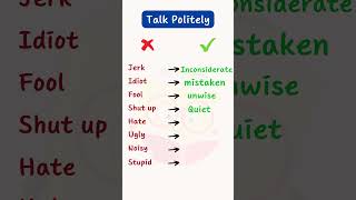 Rude vs polite | English Vocabulary