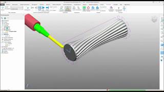 Powermill 2019 - 4-х осевая обработка балясины (дополнение)