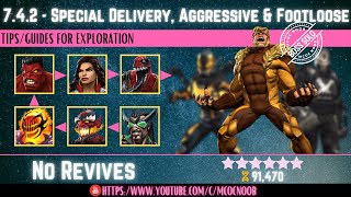 MCOC: Act 7.4.2 - Special Delivery, No Surrender, Footloose \u0026 Aggressive Book 2 (Act 1.4) Sabretooth