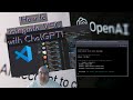 Integrating #ChatGPT with Visual Studio Code #vscode  - A Step-by-Step Tutorial
