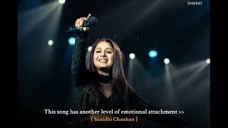 এই গানের আবেগের অন্য মাত্রা আছে Sunidhi Chauhan 🖇️🦋