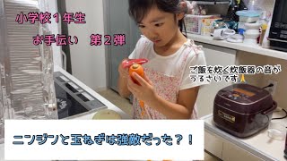 お手伝いしてもいいですか？何でもやりたいお年頃！