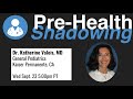 1- Pediatrics - Dr. Katherine Valois, MD | Virtual Pre-Health Shadowing Session