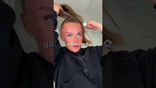 Easy athletic hairstyle idea #hairtutorial #hairstyle #soccerplayer #soccergirl #braids