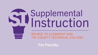 For Faculty - What is Supplemental Instruction?