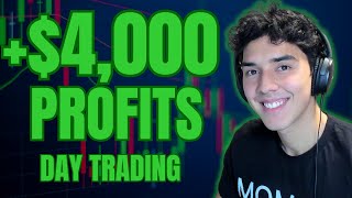 THIS IS HOW I MAKE $4,000 IN ONE DAY - TRADING STOCKS