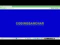 How to create an animation/glowing text effect using HTML and CSS - by CodingSanchar.