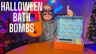 Halloween Bath Bombs with a surprise inside!