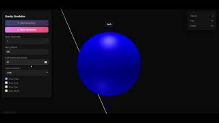 Gravity Physics Engine Demo