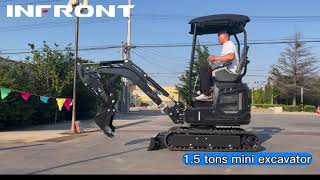 1.5 tons mini excavator