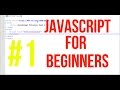 Javascript Tutorial For Beginners - Part 1