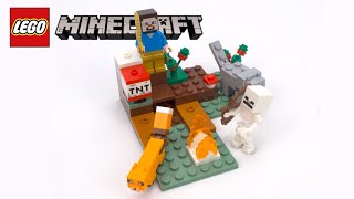 Minecraft The Taiga Adventure 21162 Speed Build - LEGO #shorts