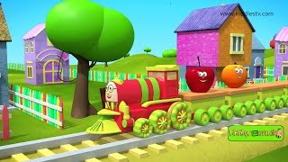 Falanchi Aaggadi | फळांची अगाडी | learn about fruits with the fruit train | kiddiestv marathi